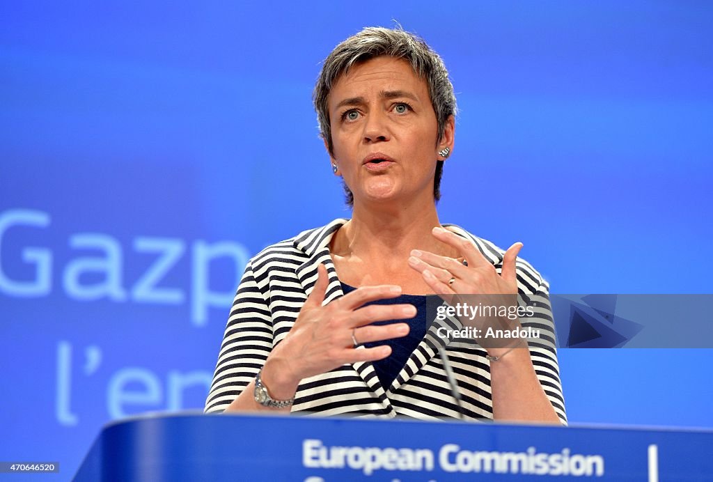 European Commissioner for Competition Margrethe Vestager...