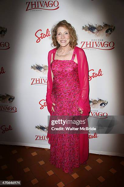 Lucy Simon attends the Broadway Opening Night After Party for 'Doctor Zhivago' at Rockefeller Center on April 21, 2015 in New York City.