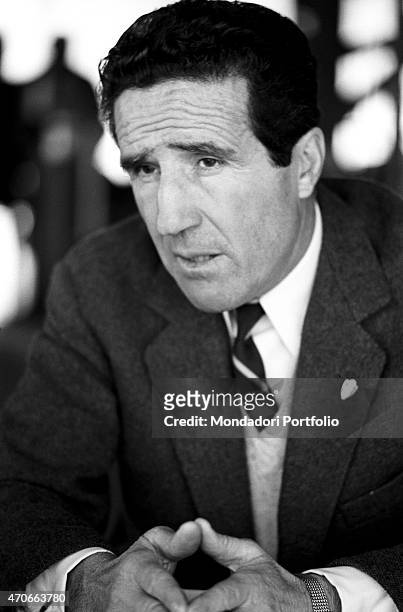"Helenio Herrera, Argentinian but naturalized French football trainer, now in the Inter team. Milan , 1966. "