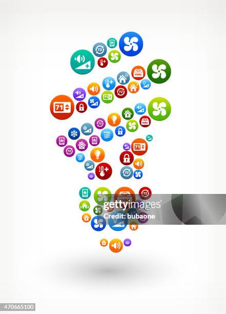 security icons on white background - printer security stock illustrations