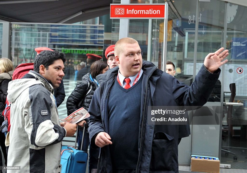 German Train Drivers' Union go on strike