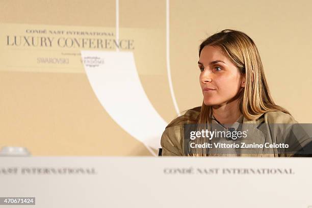 Gaia Repossi attends the Conde' Nast International Luxury Conference at Palazzo Vecchio on April 22, 2015 in Florence, Italy.
