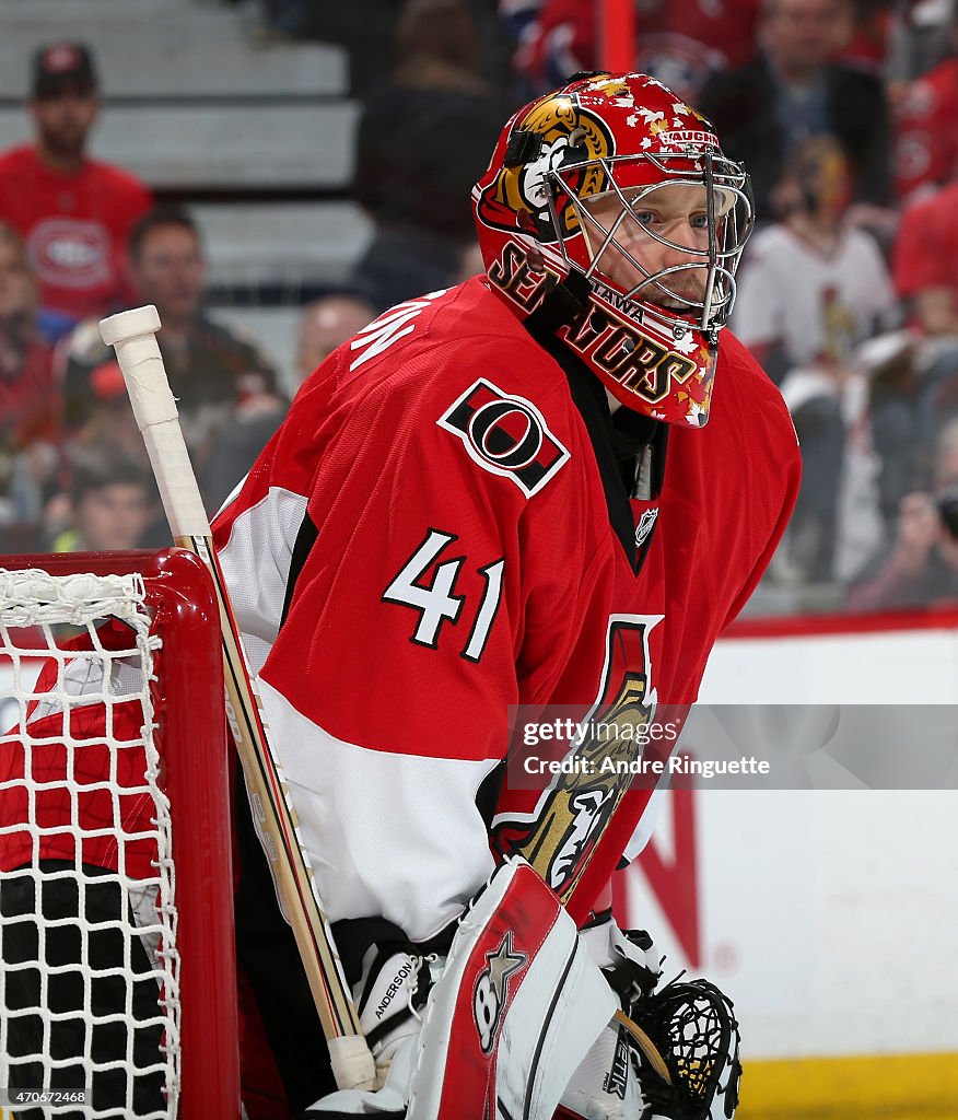 Montreal Canadiens v Ottawa Senators - Game Three