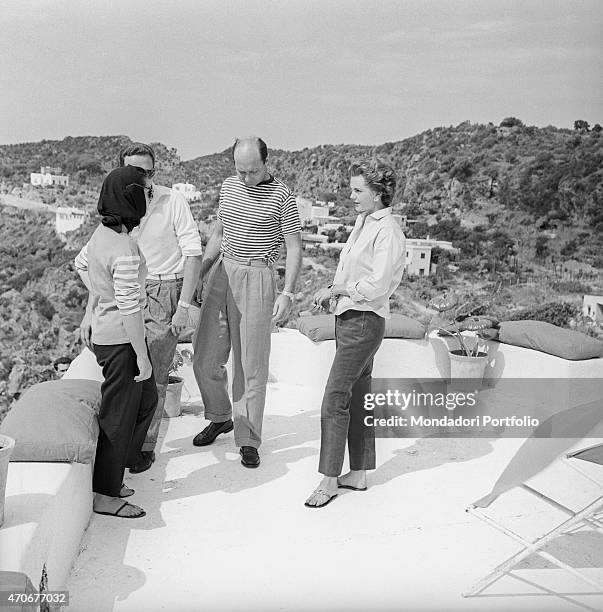 "Italian Princess Maria Pia of Savoy, her husband the Prince Alexander Karadordevic of Yugoslavia, the Princess Elizabeth Karadordevic of Yugoslavia...