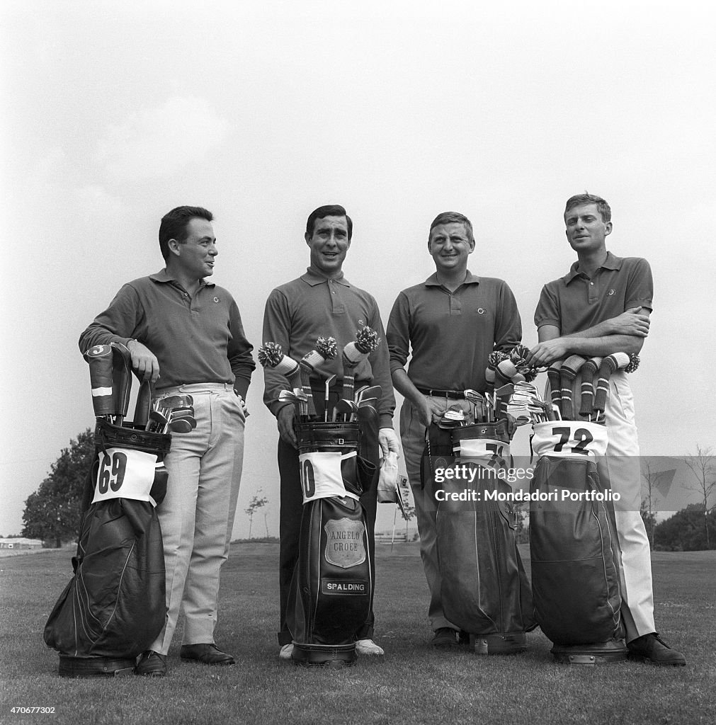 "Carlo Bordogna, Lorenzo Silva, Angelo Croce and Alberto Schiaffino posing"