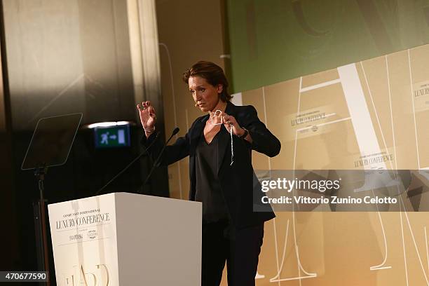 Caterina Occhio, Founder of SeeMe attends the Conde' Nast International Luxury Conference at Palazzo Vecchio on April 22, 2015 in Florence, Italy.