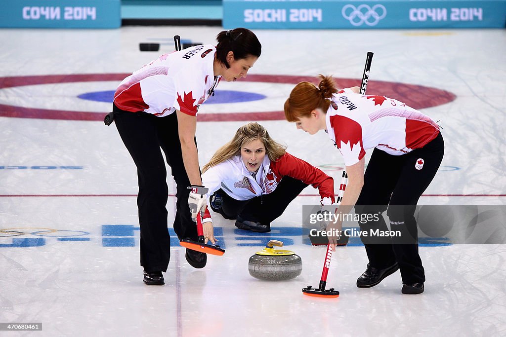 Curling - Winter Olympics Day 13