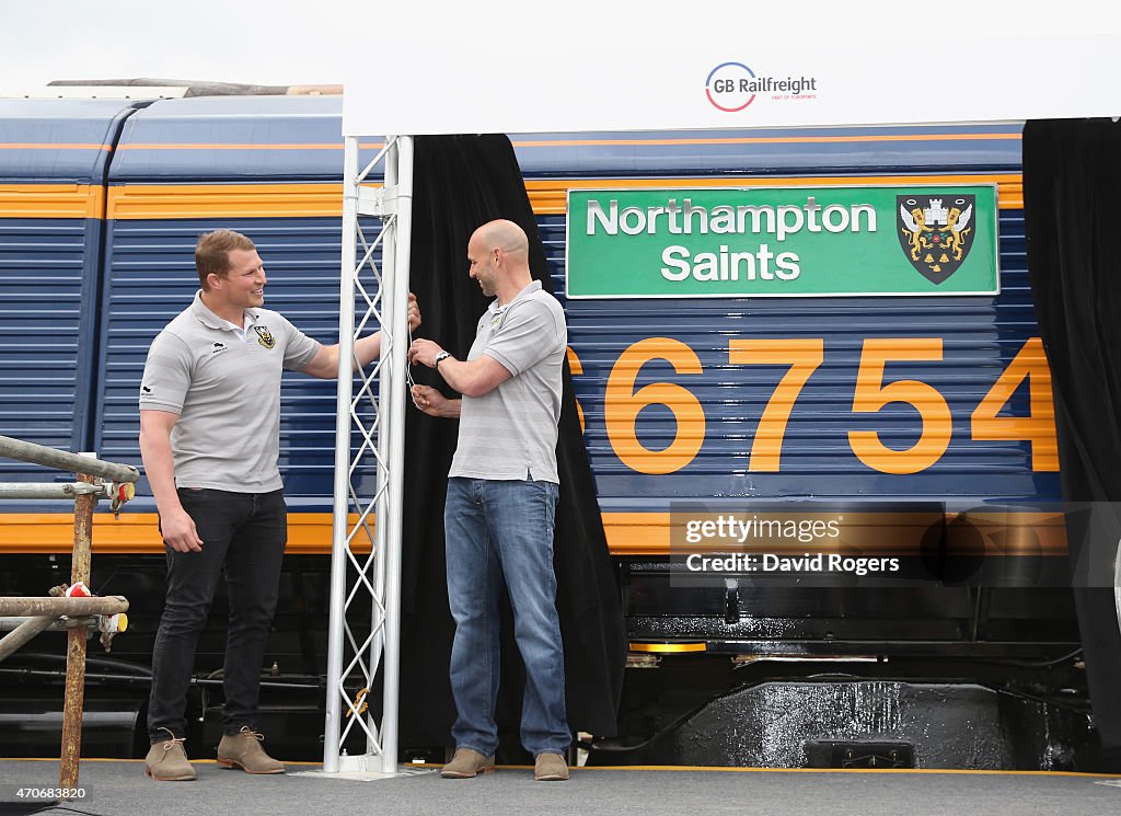 Locomotive Named In Honour Of Northampton Saints