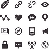 Social Communication Icons - Acme Series