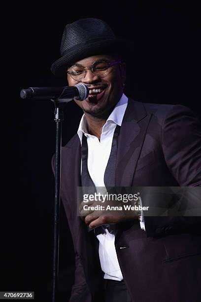 Ne-Yo performs at The Lincoln Motor Company and Tribeca Film Festival special centennial tribute on Tuesday, honoring the great Frank Sinatra at...