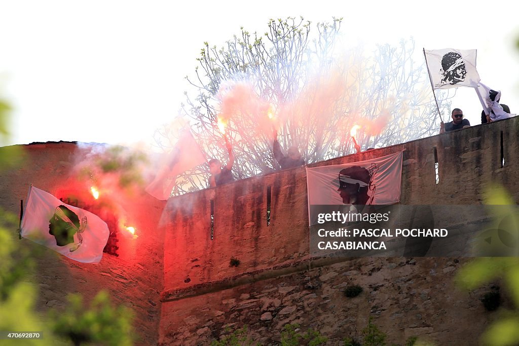 FRANCE-CORSICA-DEMONSTRATION