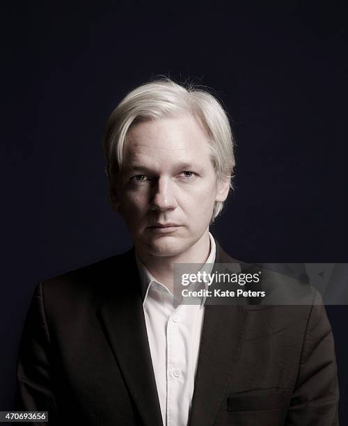 Publisher, journalist and editor-in-chief of the website WikiLeaks, Julian Assange is photographed for Time magazine July 27, 2010 in London, England.