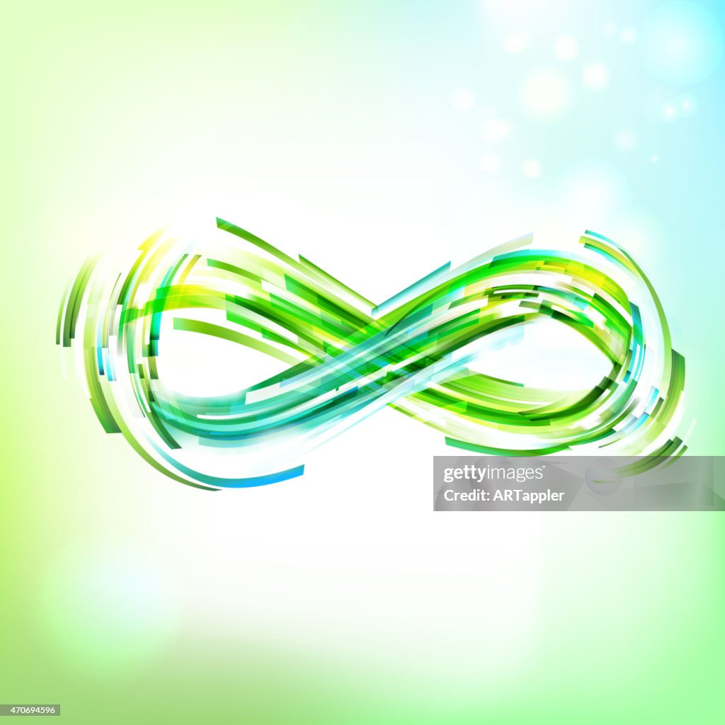 Infinity Icon Light Infinity Symbol At Light Sky High-Res Vector Graphic - Getty Images