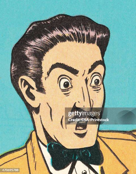 one - guy staring stock illustrations