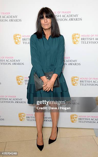 Claudia Winkleman attends the BAFTA Nominees Party at The Corinthia Hotel on April 22, 2015 in London, England.