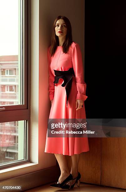 Fashion designer Roksanda Ilincic is photographed for The Times on January 29, 2015 in London, England.