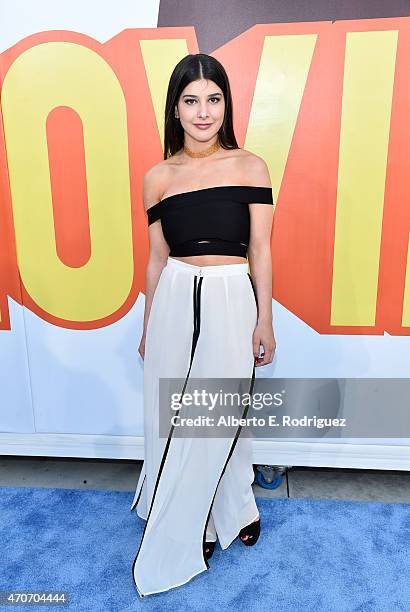 Katherine Herzer attends the 2015 MTV Movie Awards at Nokia Theatre L.A. Live on April 12, 2015 in Los Angeles, California.