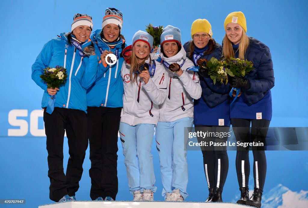 Medal Ceremony - Winter Olympics Day 13