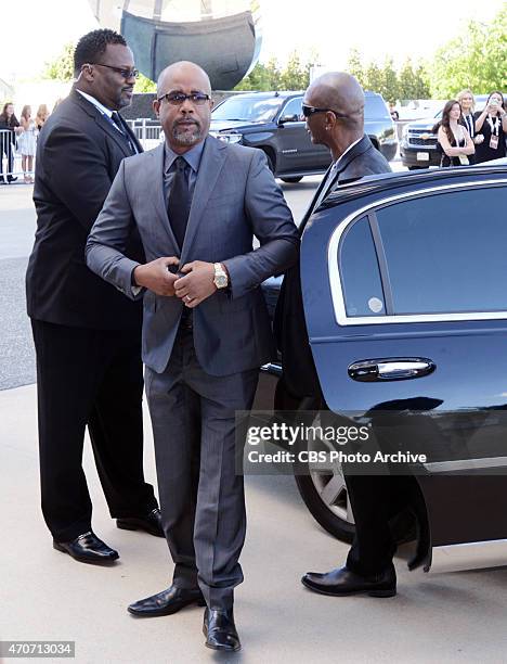 Darius Rucker arrives at the 50TH ACADEMY OF COUNTRY MUSIC AWARDS, from AT&T Stadium in Arlington, Texas, on Sunday, April 19, 2015 on the CBS...