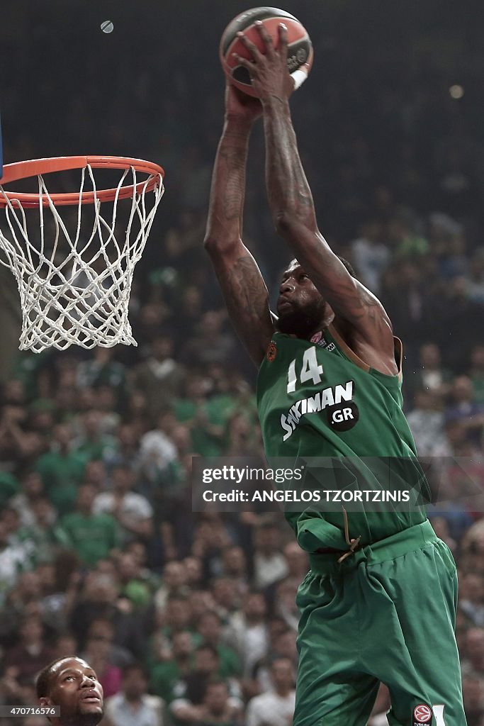 BASKET-EURL-PANATHINAIKOS-CSKA MOSCOW