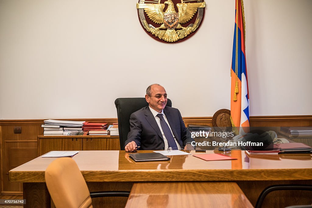 President Bako Sahakyan Of The Disputed Nagorno-Karabakh Territory