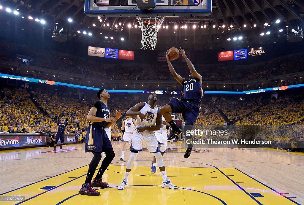 New Orleans Pelicans v Golden State Warriors - Game One