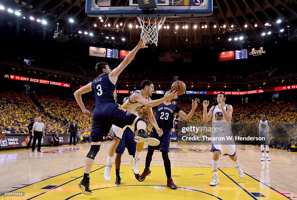 New Orleans Pelicans v Golden State Warriors - Game One