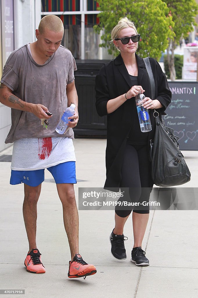 Celebrity Sightings In Los Angeles - April 22, 2015