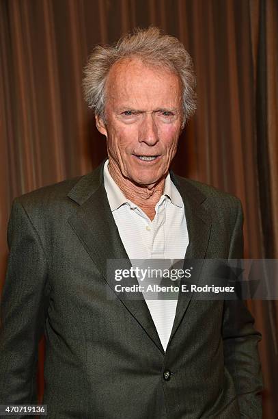 Recipient of the Fandango Fan Choice award for Favorite Film of 2014, 'American Sniper,' Clint Eastwood attends CinemaCon and Warner Bros. Pictures...