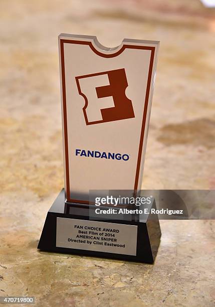 The Fandango Fan Choice award for Favorite Film of 2014, 'American Sniper,' directed by Clint Eastwood at CinemaCon and Warner Bros. Pictures Present...