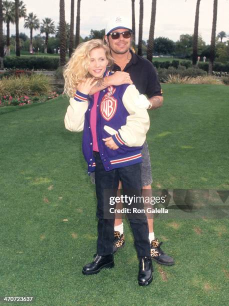 Musician Vince Neil and girlfriend Heidi Mark attend the Sixth Annual Frank Sinatra Celebrity Golf Tournament to Benefit the Barbara Sinatra...