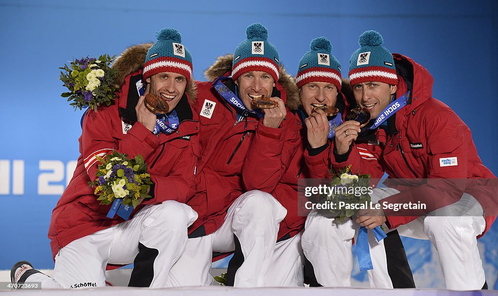 Medal Ceremony - Winter Olympics Day 13