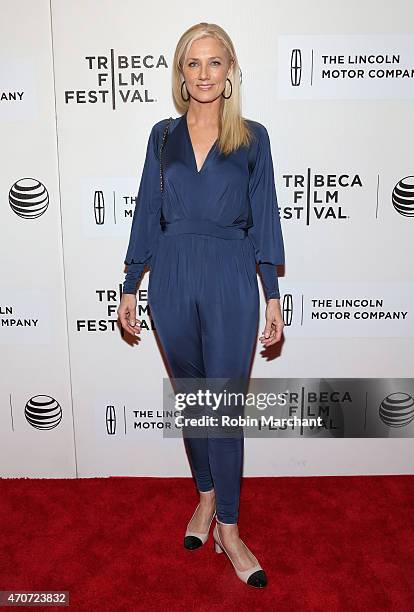 Joely Richardson attends the premiere of 'Maggie' during the 2015 Tribeca Film Festival at BMCC Tribeca PAC on April 22, 2015 in New York City.