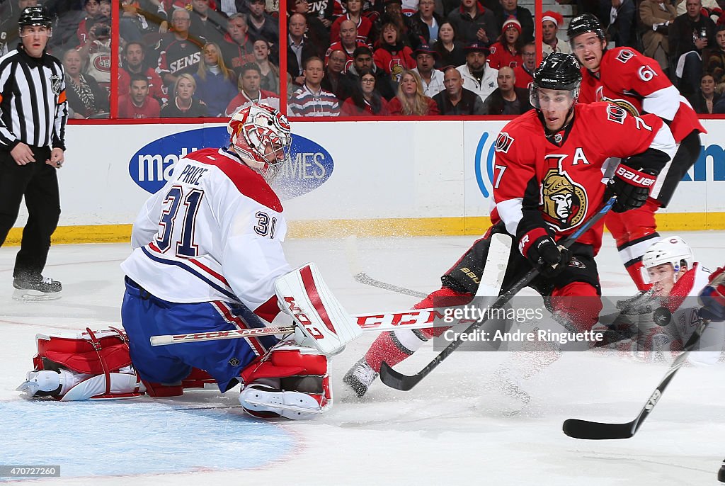 Montreal Canadiens v Ottawa Senators - Game Four