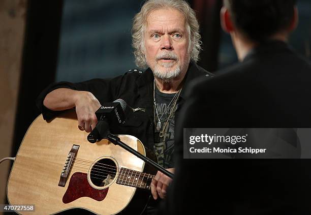 Musician Randy Bachman and Editor of Billboard Magazine, Joe Levy, speak at AOL Build Speakers Series: Randy Bachman at AOL Studios In New York on...