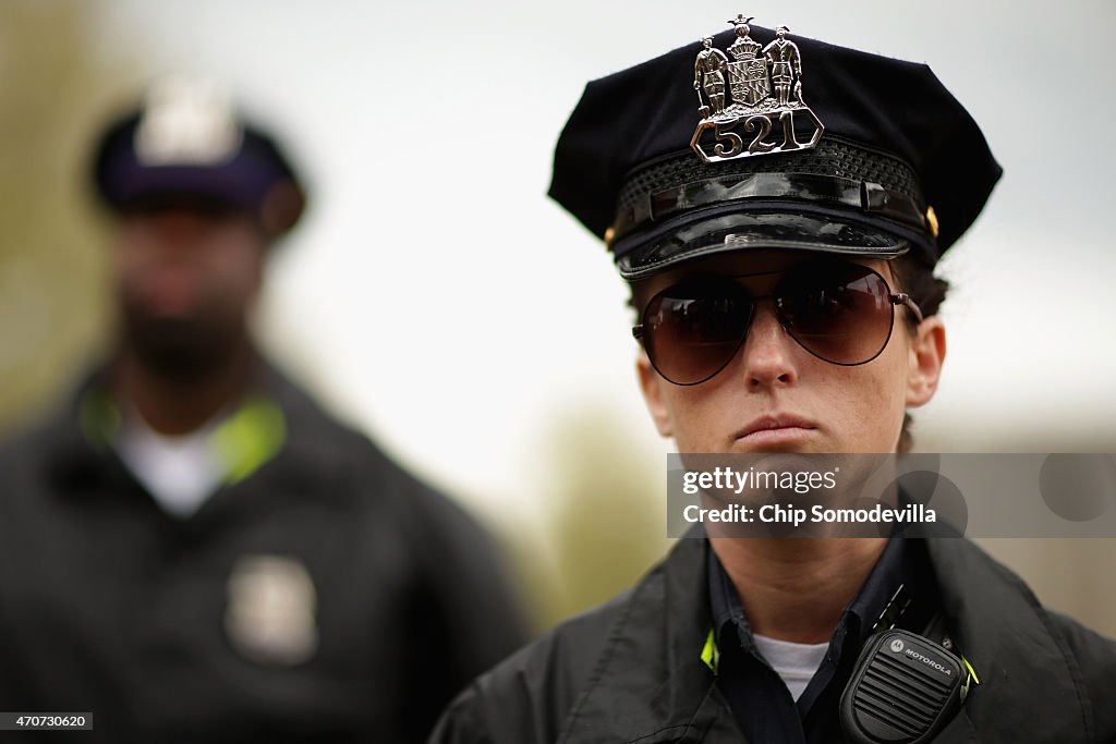 Protesters March Over Death Of Freddie Gray