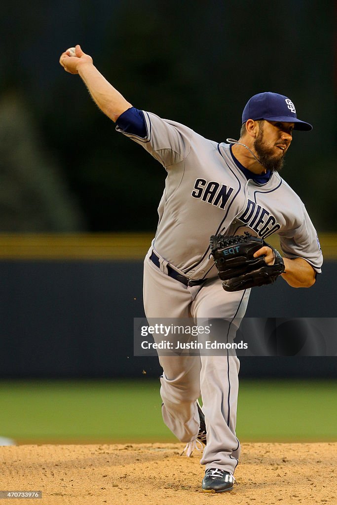 San Diego Padres v Colorado Rockies