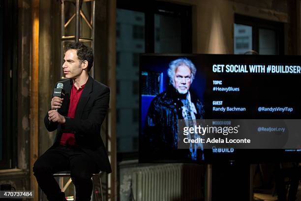 Editor of Billboard Magazine Joe Levy speaks at AOL Build Speakers Series: Randy Bachman at AOL Studios In New York on April 22, 2015 in New York...