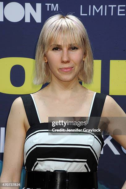 Actress Zosia Mamet attends the Kohl's MILLY for DesigNation cocktail party at Isola, Mondrian Soho Hotel on April 22, 2015 in New York City.