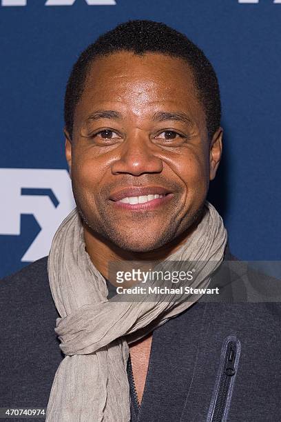 Actor Cuba Gooding, Jr. Attends the 2015 FX Bowling Party at Lucky Strike on April 22, 2015 in New York City.