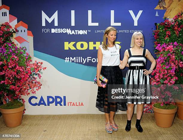 Michelle Smith, Founder and Designer of MILLY and actress Zosia Mamet attend the Kohl's MILLY for DesigNation cocktail party at Isola, Mondrian Soho...