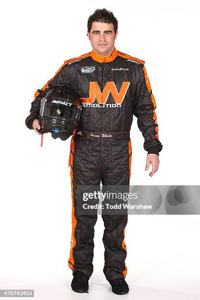 Nationwide Series driver Jason White poses for a portrait at Daytona International Speedway on February 20, 2014 in Daytona Beach, Florida.