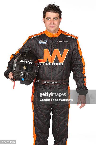 Nationwide Series driver Jason White poses for a portrait at Daytona International Speedway on February 20, 2014 in Daytona Beach, Florida.