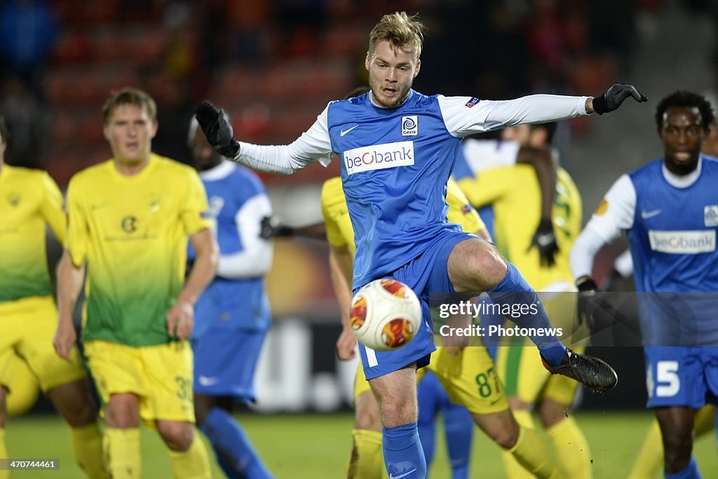 FC Anji Makhachkala v KRC Genk - UEFA Europa League Round of 32