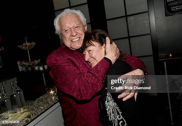 Fashion designer Manuel and photographer Raeanne Rubenstein attend the world premiere of Annenberg Space for Photography's "Country: Portraits Of An...