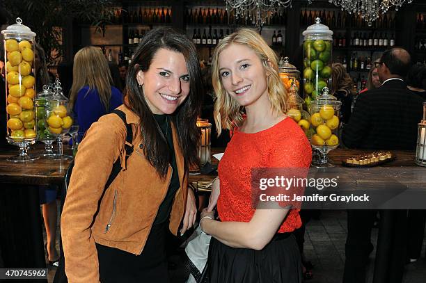 Senior Market and Accessories Editor at Teen Vogue, Jessica Minkoff and guest attend the Kohl's MILLY for DesigNation cocktail party at Isola,...