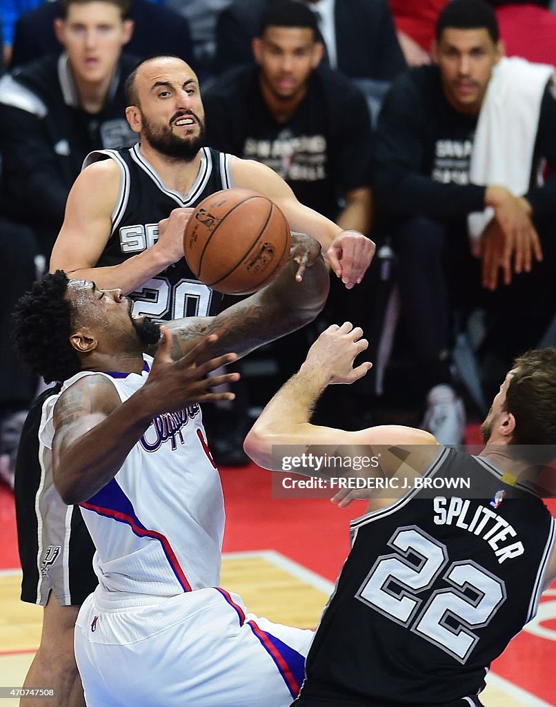 BASKET-NBA-PLAYOFFS-SPURS-CLIPPERS