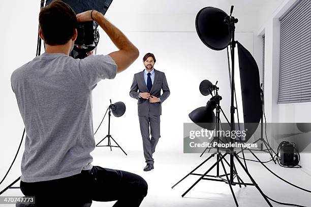 working that studio! - photography studio stockfoto's en -beelden