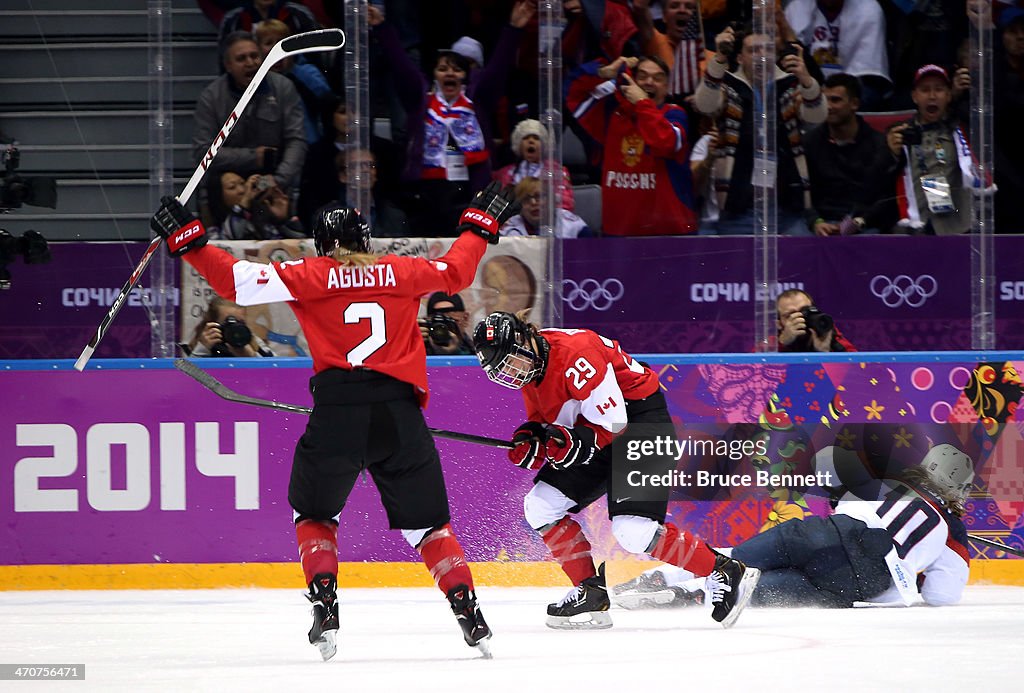 Ice Hockey - Winter Olympics Day 13 - Canada v United States