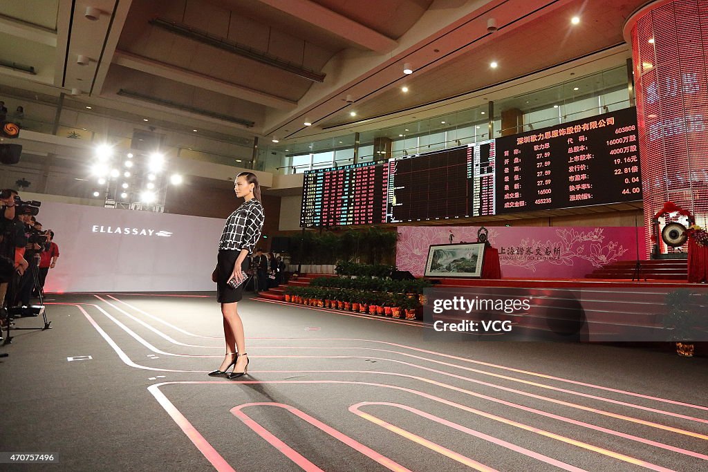 Models Showcase During Ellassay To Be Listed In Shanghai Stock Exchange